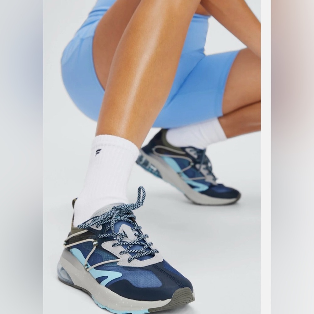 Fabletics Hermosa Performance Blue and Gray Women's Sneakers